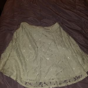 White floral skirt never worn